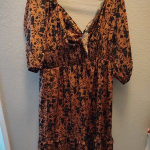 Off shoulder midi dress